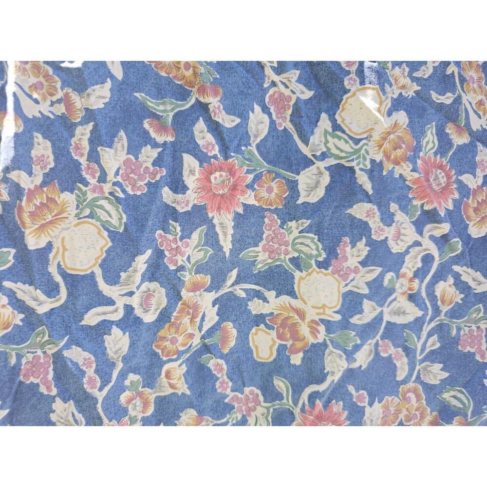 Vintage Ralph Lauren Twin Flat Sheet & Standard Pillowcase Floral